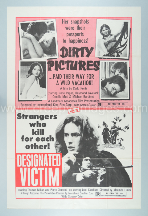 Der Todesengel / La vittima designata  + An Ideal Place to Kill / Un posto ideale per uccidere - US One-Sheet
